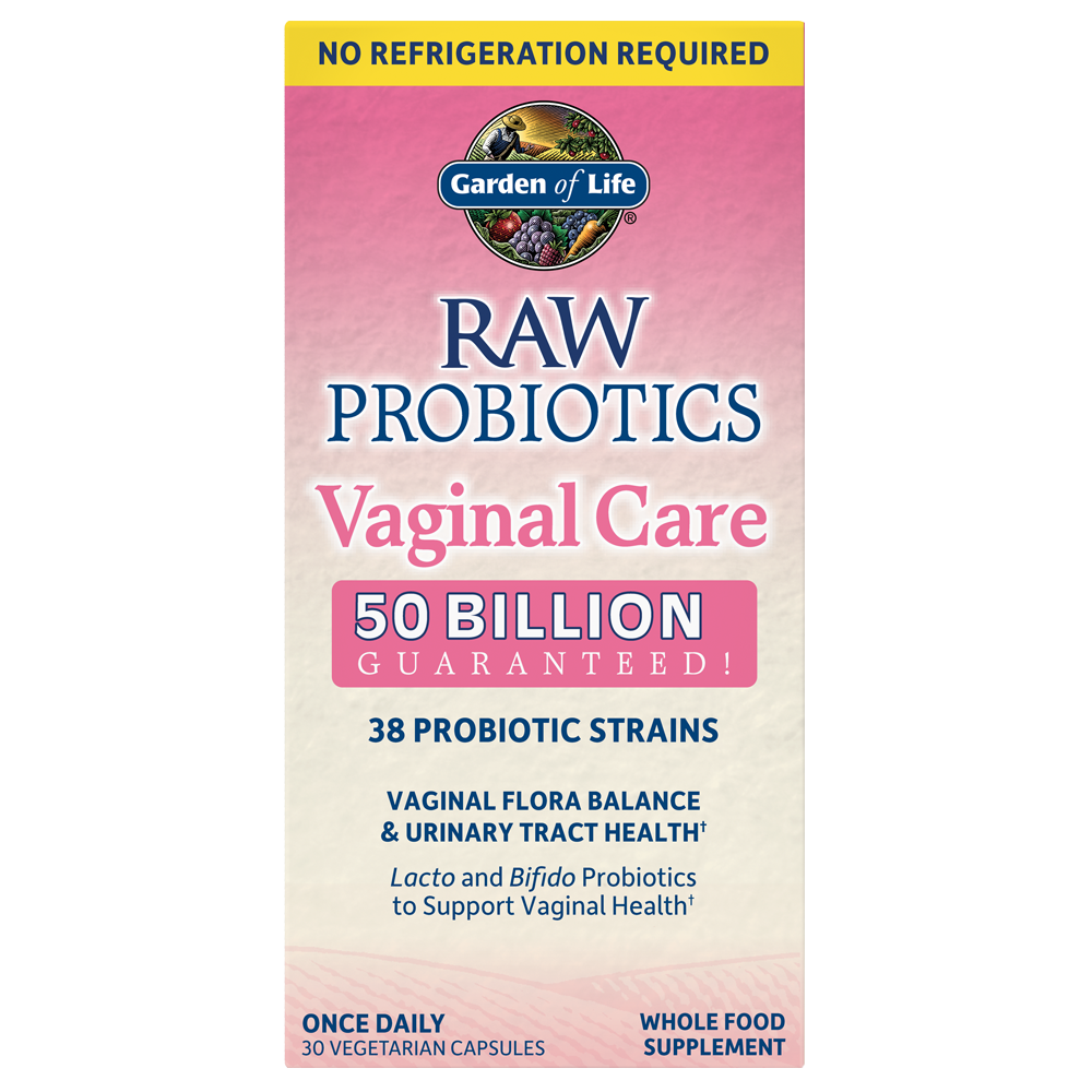 Raw Probiotics Vaginal Care shelf-stable