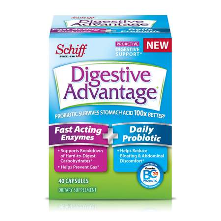 Digestive Advantage Fast Acting Enzymes & Daily Probiotic